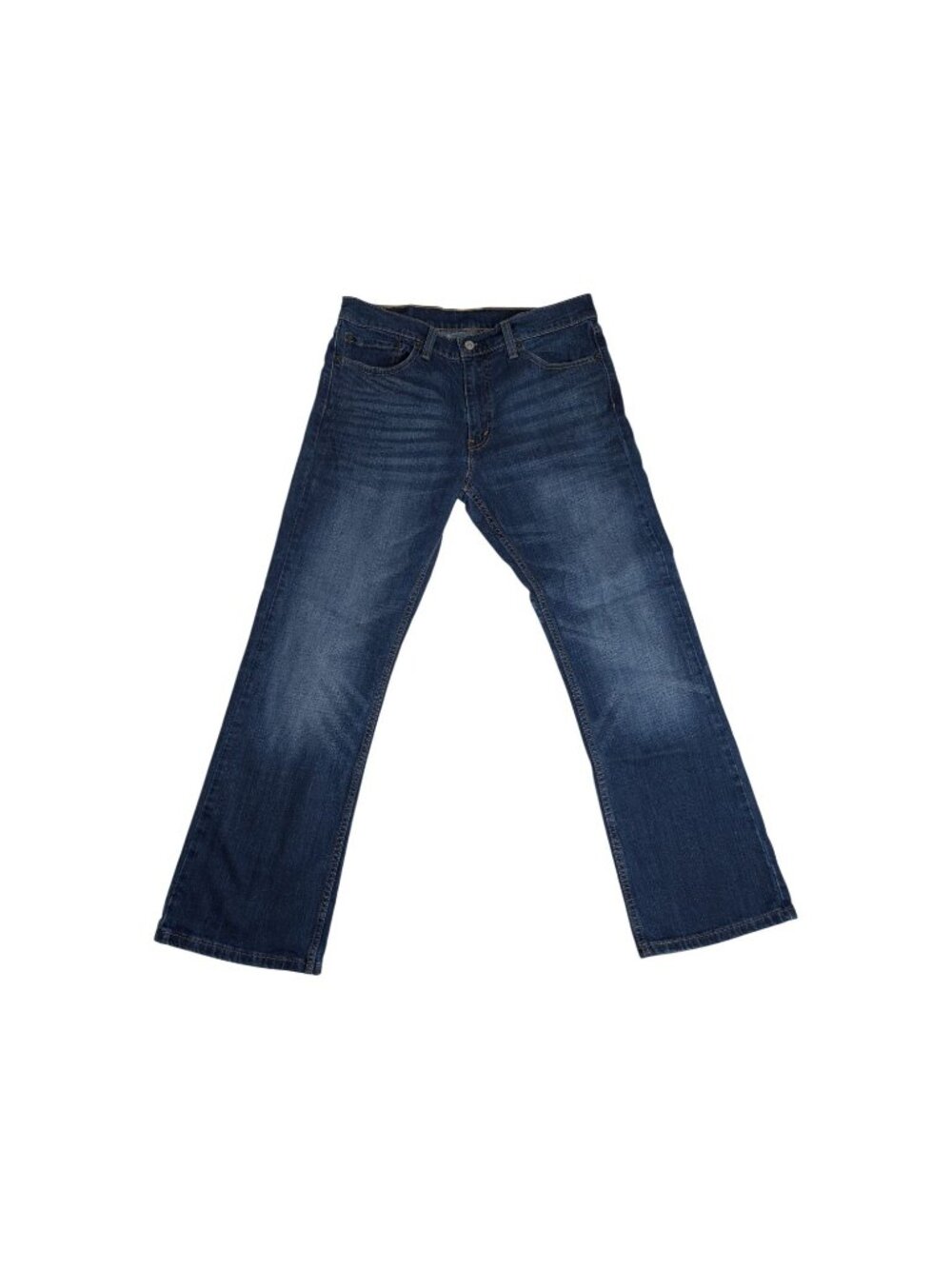 Levis 527 Bootcut Mens Blue Denim Medium Wash Cotton Jeans 34x30